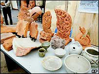 Cổ vật tìm thấy ở Thăng Long