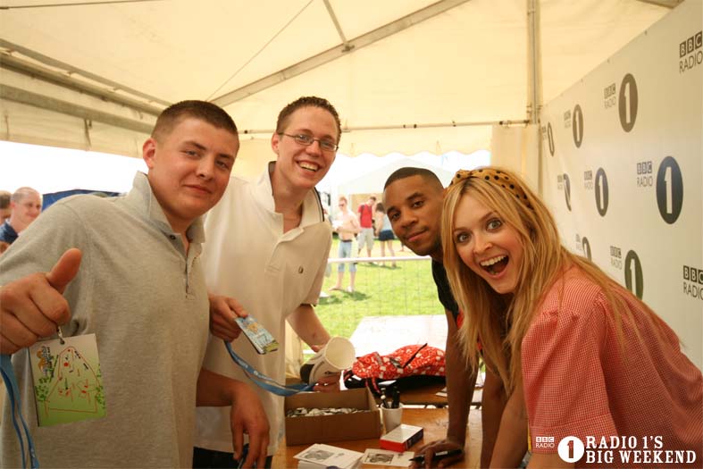Signing sessions with Fearne and Reggie