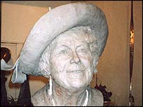 Angela Conner's bronze bust of the Queen Mother