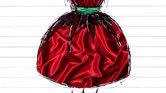 Red Satin Puffy... Red Satin Puffy...