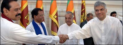SLFP and UNP signed an MoU last year
