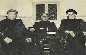 Some of the old crew of the Sir Samuel Kelly relax in what was the Royal Bar, Donaghadee