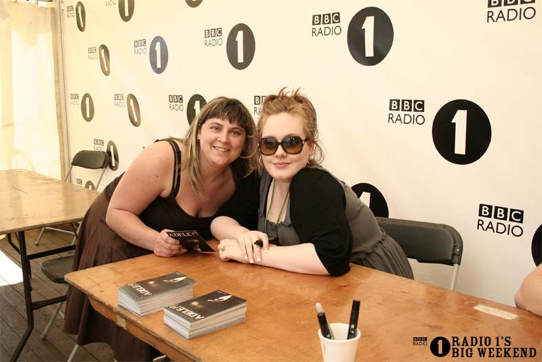 Signing sessions with Adele