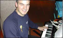 Andrew Easton at the piano