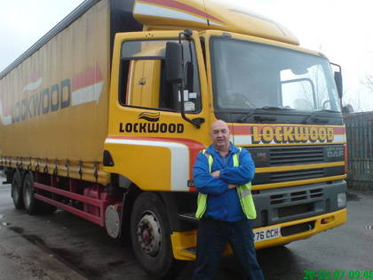 Andy Gunn beside his trusty truck