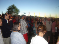 The crowd