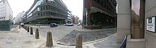 View of Pudding Lane and the new Monument Square