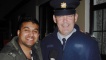 Ravi with John Feeham of the Garda.