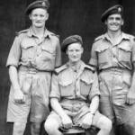Frank Holden Sapper 14721362 RE (centre). 891 E and M Coy, India Command Frank Holden Sapper 14721362 RE (centre). 891 E and M Coy, India Command