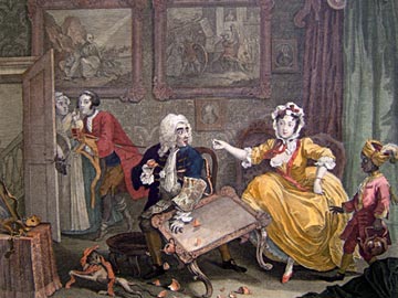 A Harlot's Progress: Plate Two - 'Moll The Harlot'
