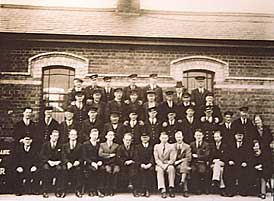 Strabane railwaymen, Strabane Station, 1937