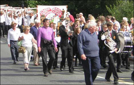 rushbearing festival 2005, sowerby bridge