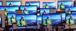 Lots of television screens