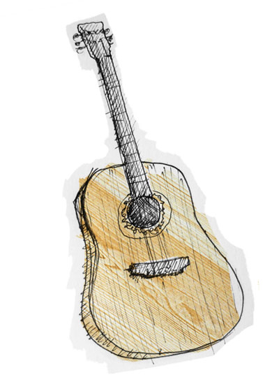 a guitar 