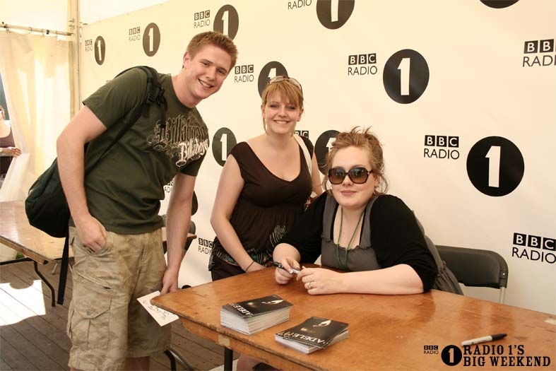 Signing sessions with Adele