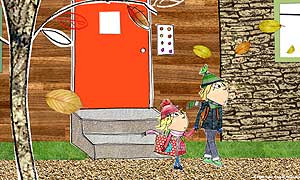 Charlie and Lola go to school