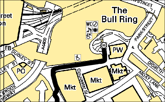 Map of Birmingham