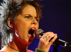 Cornwall's singing sensataion, Alex Parks