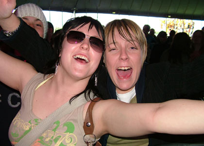 Saturday crowd