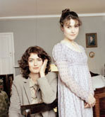 Anna Chancellor with Gillian Kearney as Jane Austen