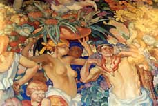 Rhan o un o Baneli Brangwyn