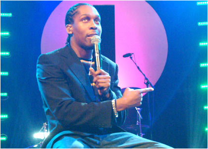 Lemar on stage at the R1 / TOTP Christmas Party