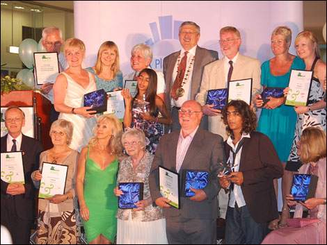 The winners at 'Basingstoke - A Place to be Proud Of  Awards'.