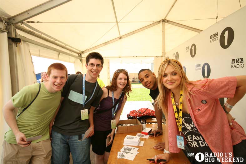 Signing sessions with Fearne and Reggie