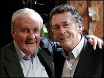 Richard Briers and Robert Powell.  Photo by Alex Soulsby.