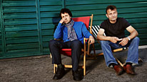 Comedy double act Steve Punt and Hugh Dennis