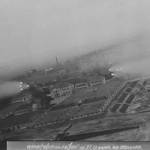 A 19 Squadron Beaufighter fires rockets at enemy barracks in Bjelovar on 2nd December 1944. A 19 Squadron Beaufighter fires rockets at enemy barracks in Bjelovar on 2nd December 1944.