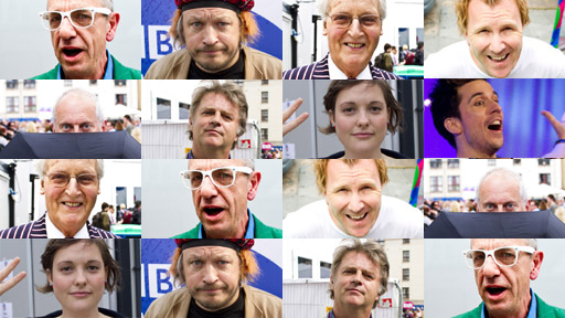 Various faces of Radio 4 Comedy
