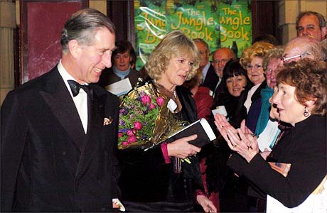 Charles and Camilla chat to the crowds