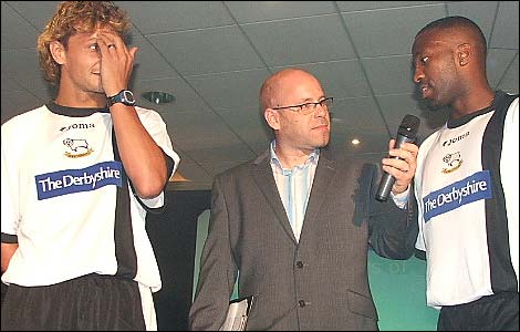 Derby County kit launch