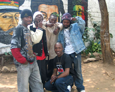 Edu and his new friends, the Ukooflani Mau Mau