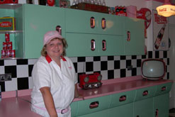 1950s diner kitchen