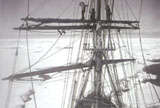 Some members of Scott's team on the 'Terra Nova's' maintop