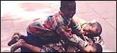 Saket Street Kids 1: Street beggars playing and laughing, Saket, Delhi.