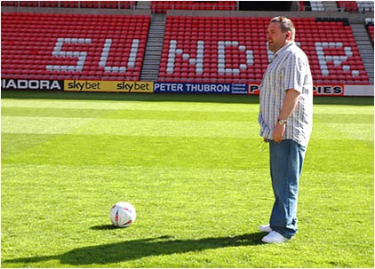 Moyles at the Stadium of Light