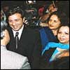 Actor Sunny Deol  mobbed by well wisers 