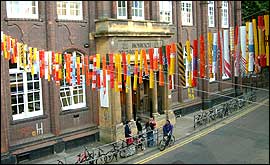 Picture: Tubes hanging above St George's Street in Norwich