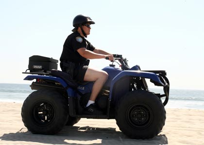 Beach cop