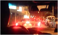 Driving through San Antonio