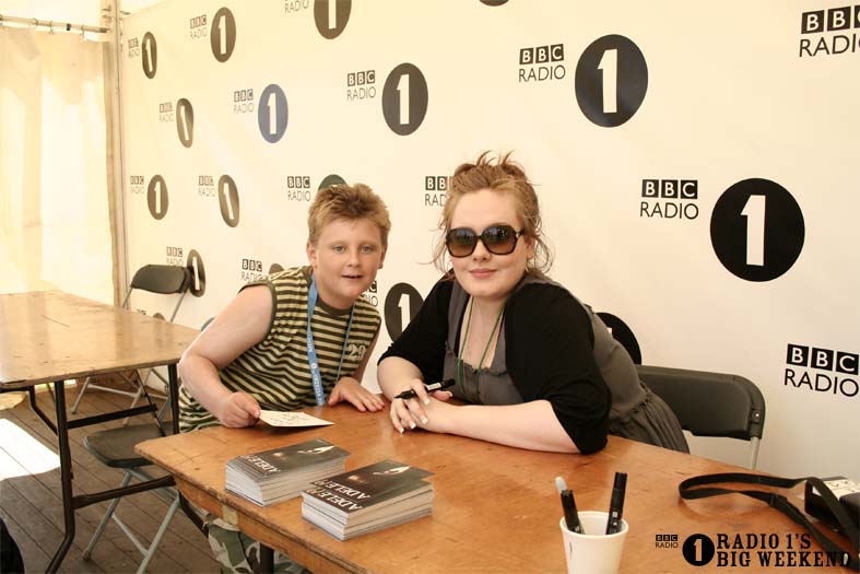 Signing sessions with Adele