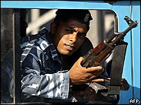Policial em Gaza