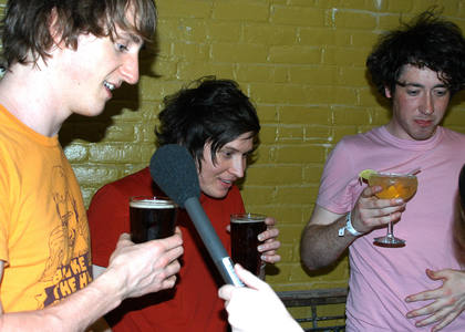 Wombats backstage interview