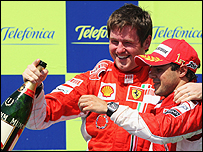 Rob Smedley and Felipe Massa