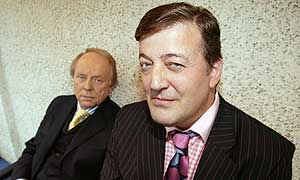 John Bird and Stephen Fry in Absolute Power