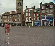 John Holmes in Newark Market Place