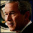 O presidente reeleito dos Estados Unidos, George W. Bush